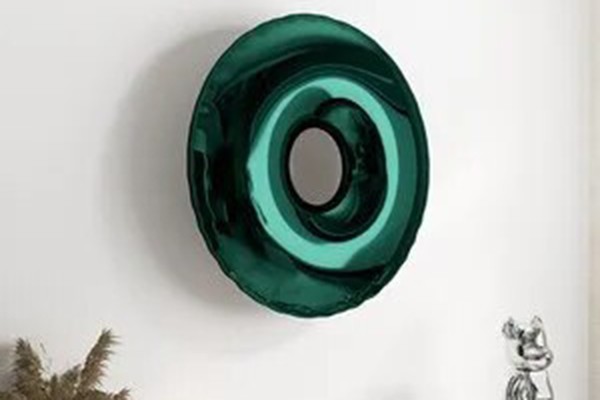 Custom Concave Hollow Stainless Steel Wall Sculpture – Mirror Polished Modern Decorative Art
